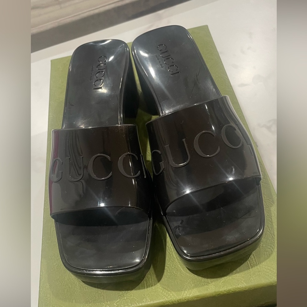 Gucci Platform Block Heel